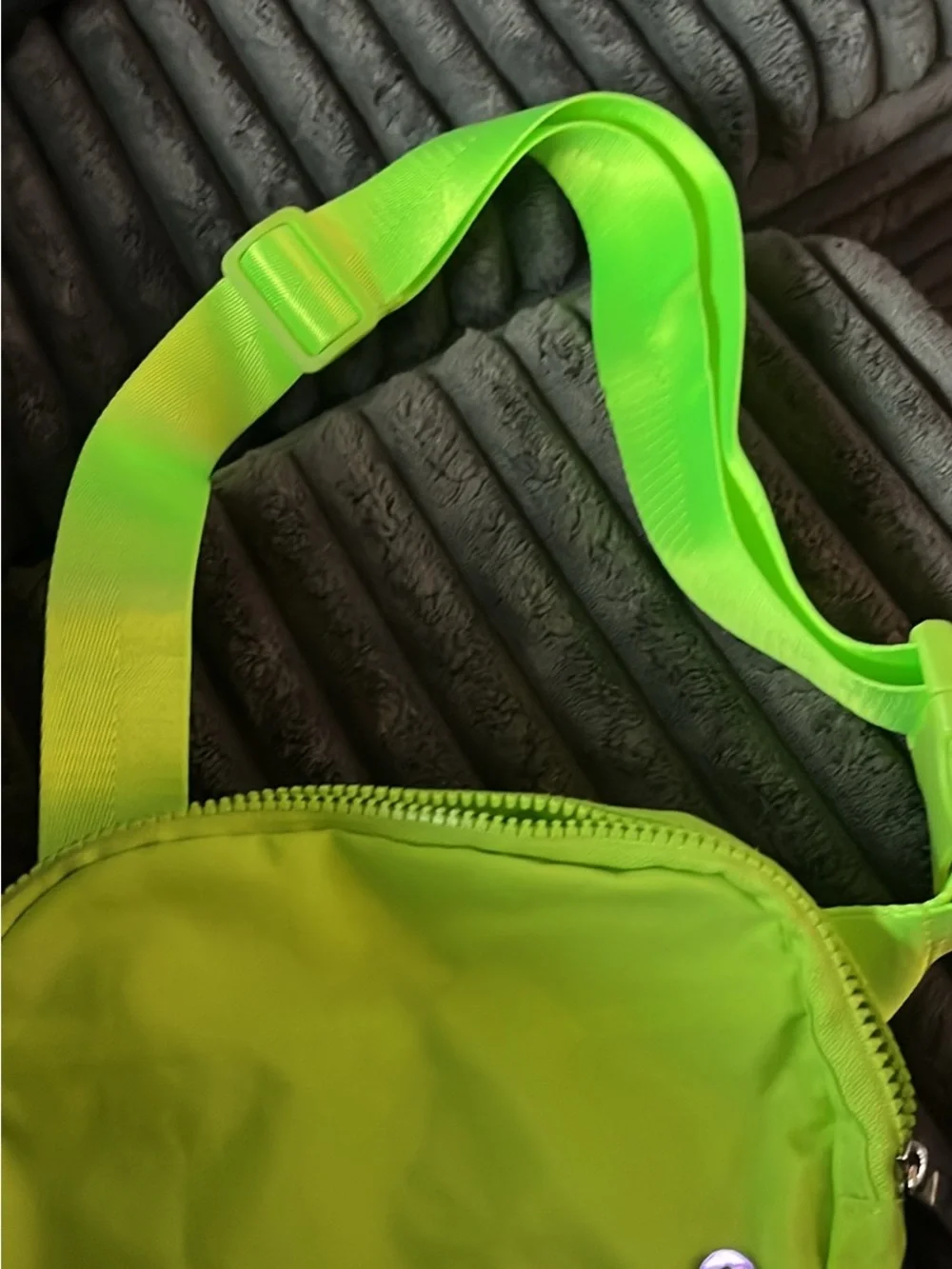 lululemon athletica Neon Lime Crossbody Bag